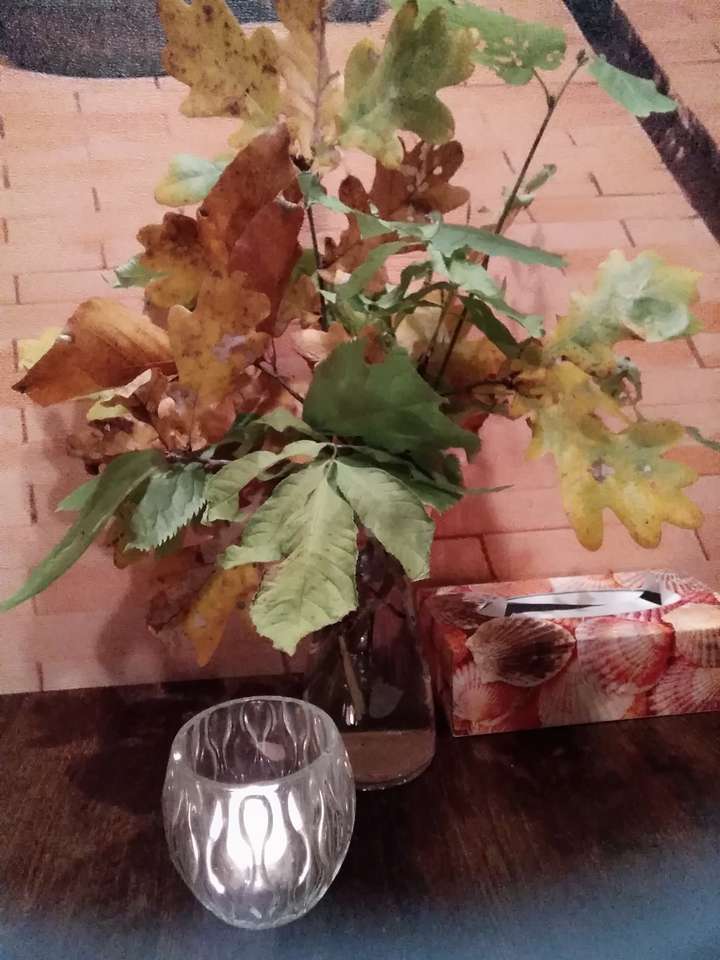 Jesienny bukiet liści puzzle online