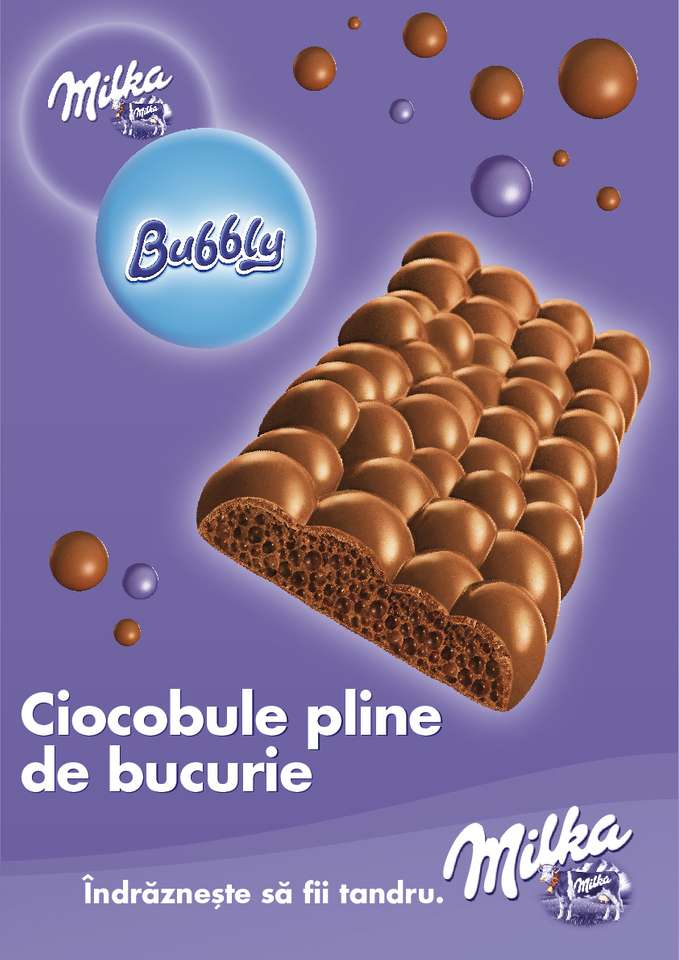 reklama czekolady puzzle online