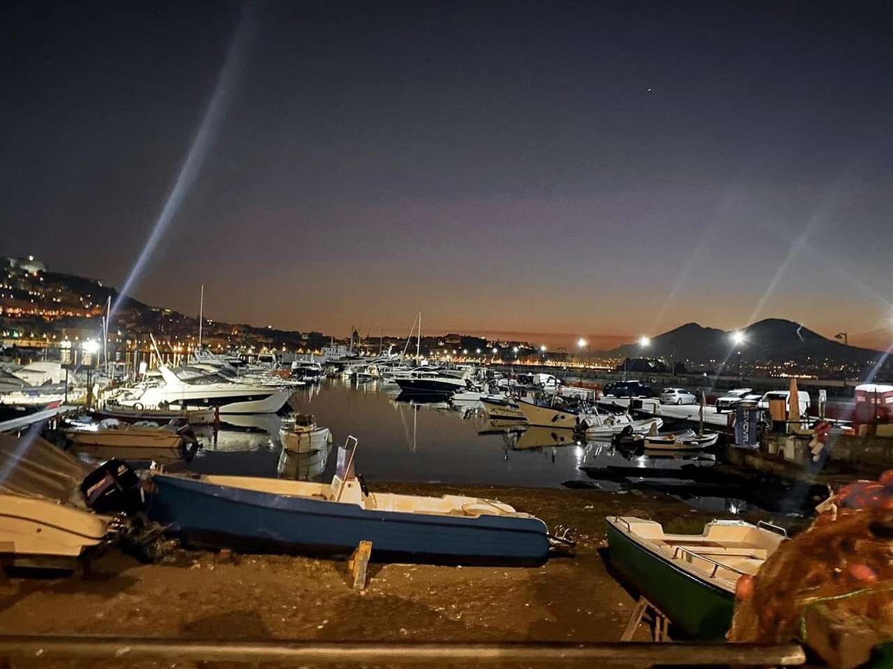 mały port Mergellina Neapol Włochy puzzle online