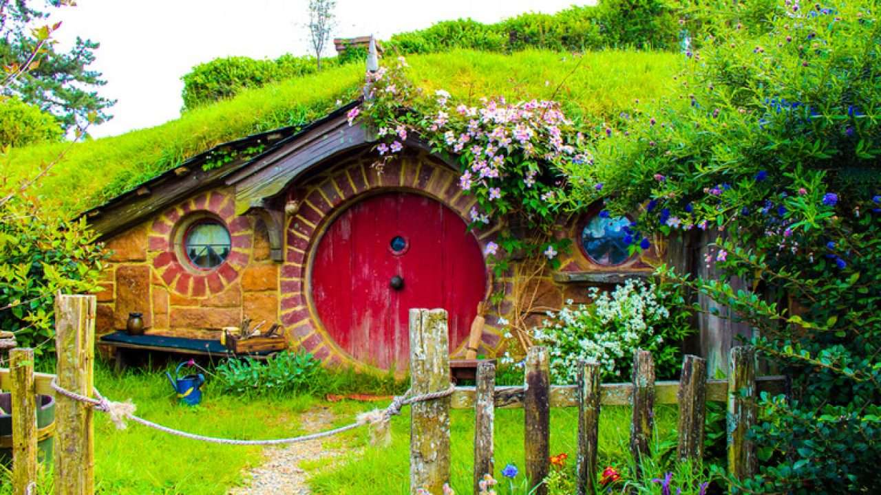 Hobbit House Nowa Zelandia puzzle online