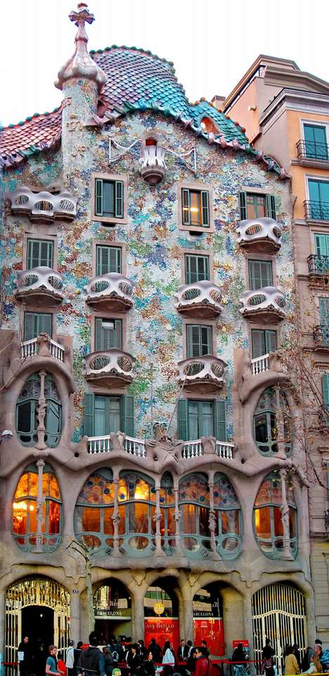 Gaudi Huis in Barcelona legpuzzel