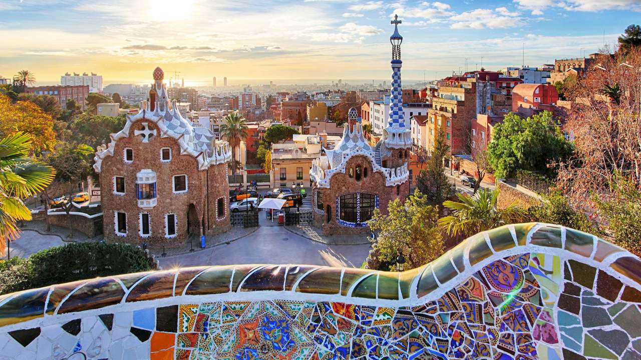 Barcelona Gaudiego puzzle online