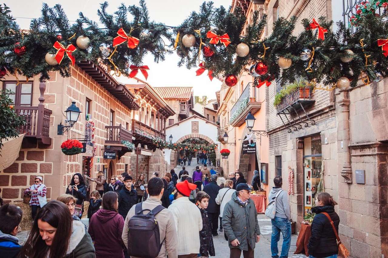 Barcelona w czasie świąt Bożego Narodzenia puzzle online