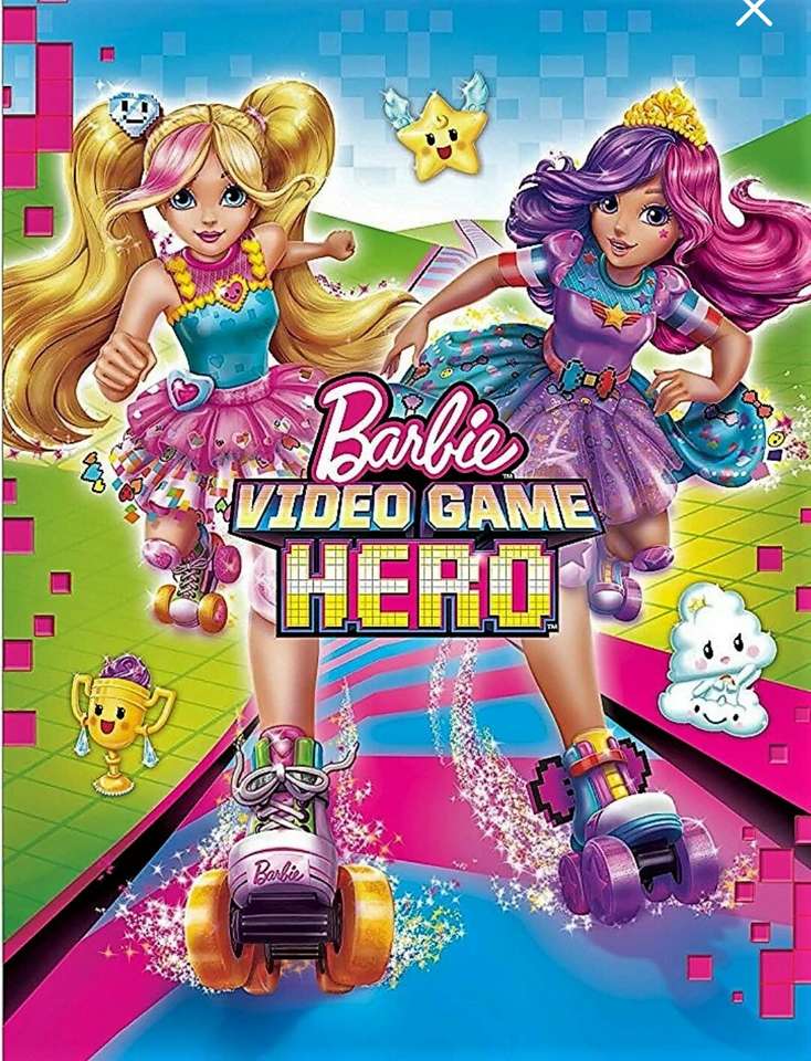 Barbie: Bohater gier wideo puzzle online