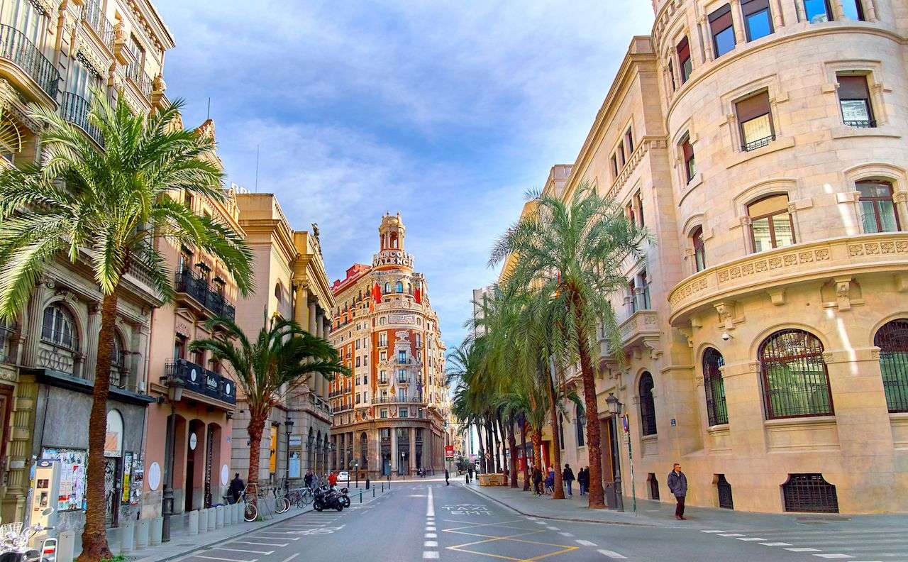 Valencia kulturstad i Spanien pussel