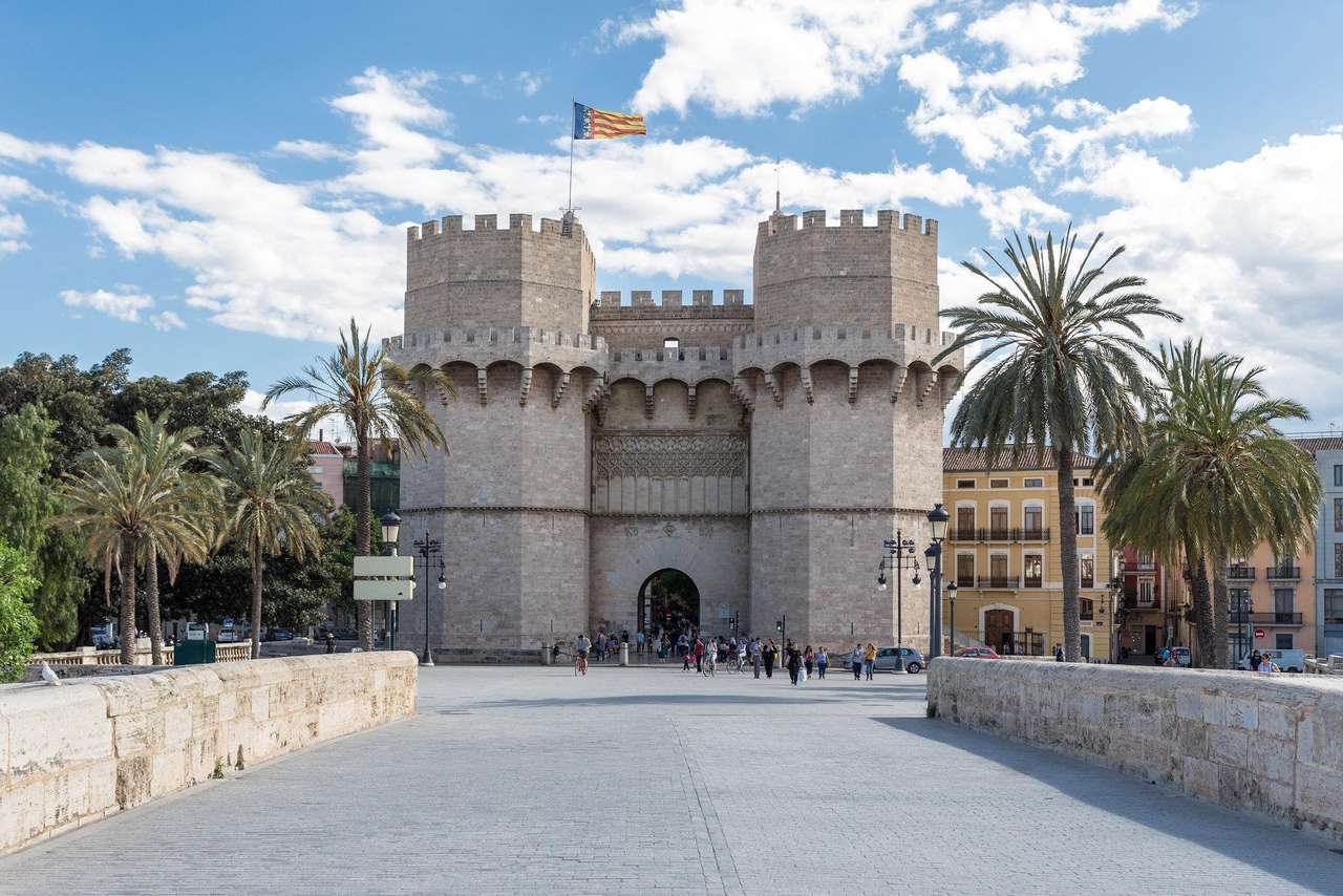 Brama miejska Walencja Hiszpania puzzle online