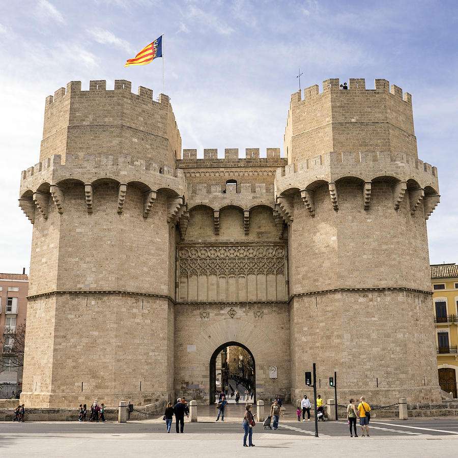 Brama miejska Walencja Hiszpania puzzle online