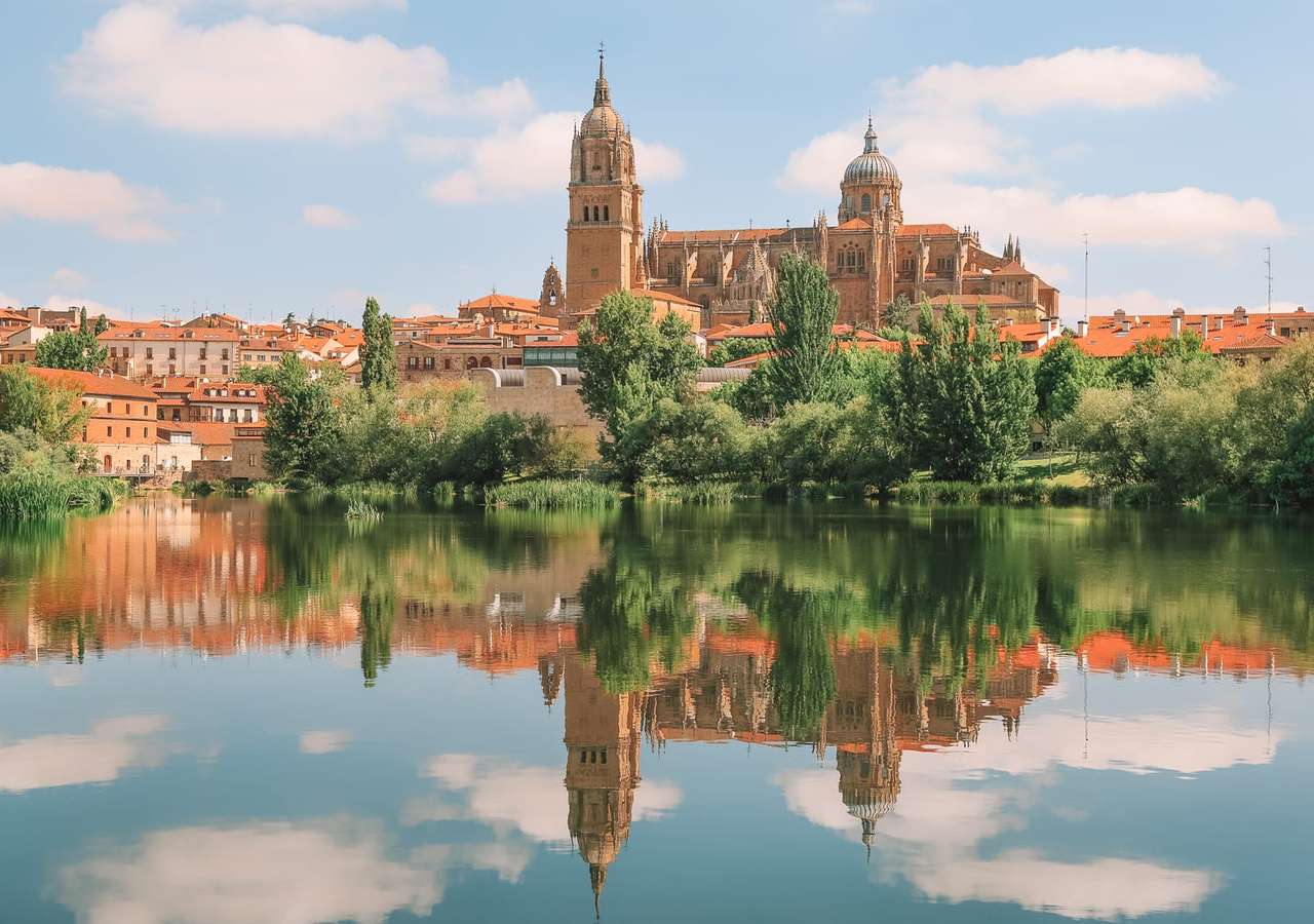Salamanca widok na katedrę puzzle online