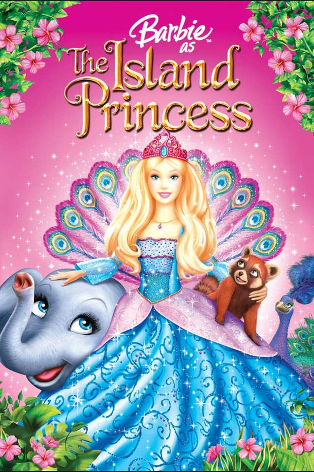 Barbie come la principessa dell'isola puzzle