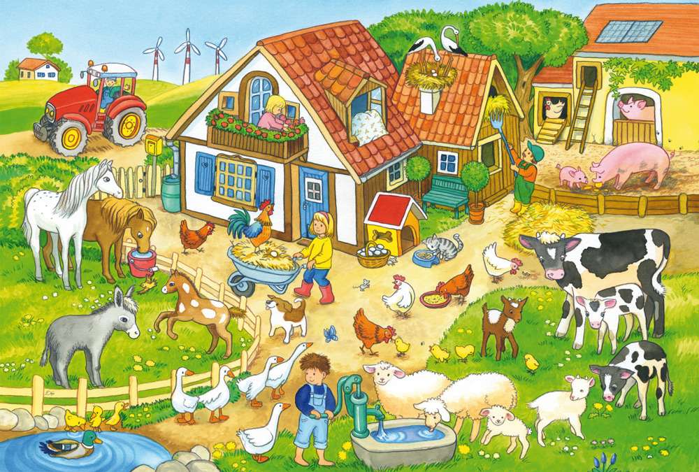 zwierzęta w gospodarstwie domowym puzzle online