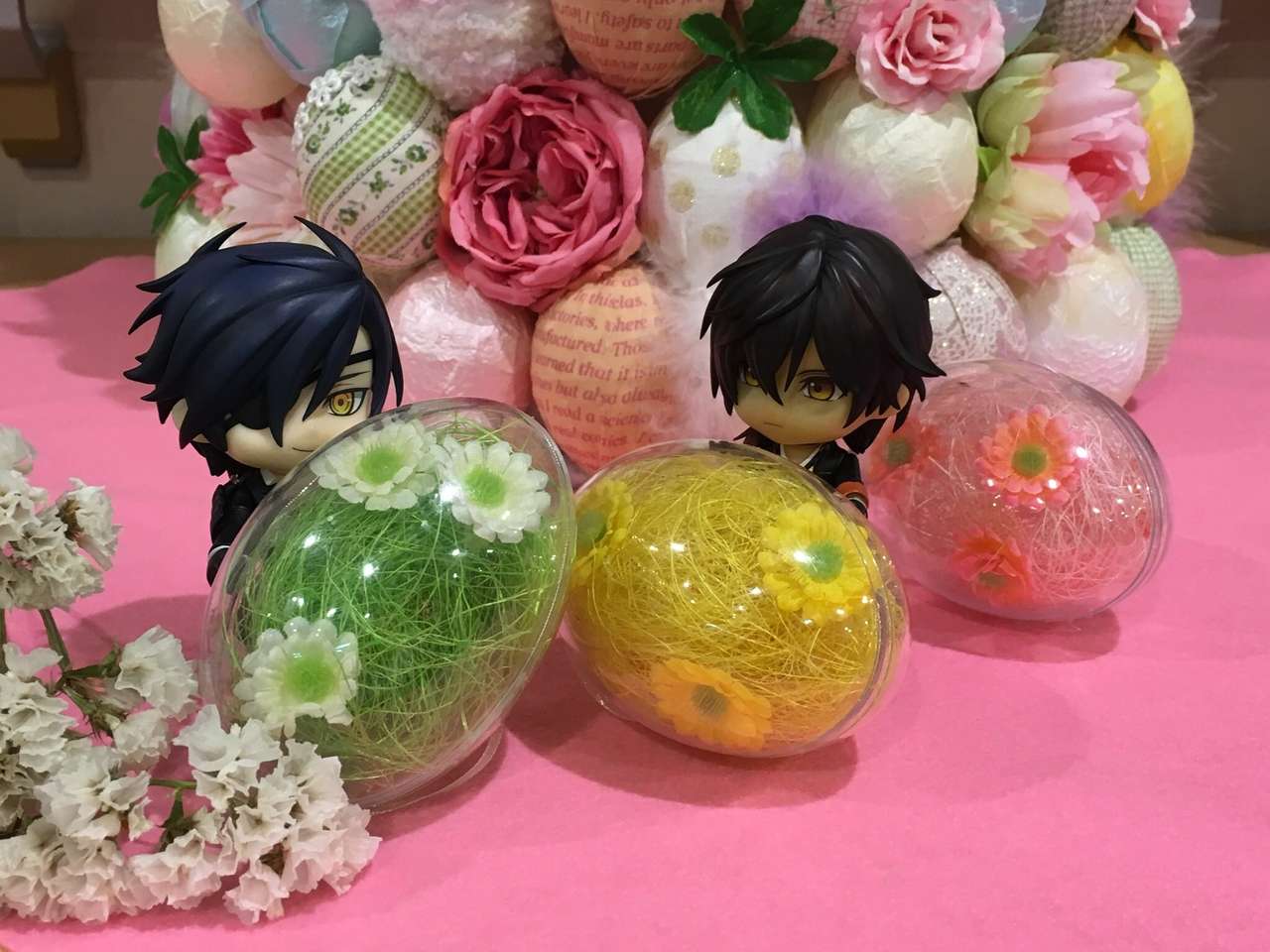 Mitsu i Ookuri podają nam śliczne jajka puzzle online