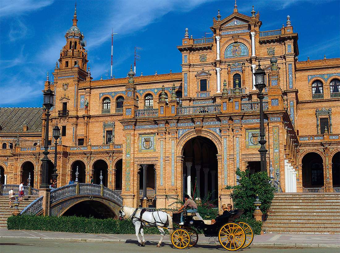 Seville Plaza z przewozem puzzle online