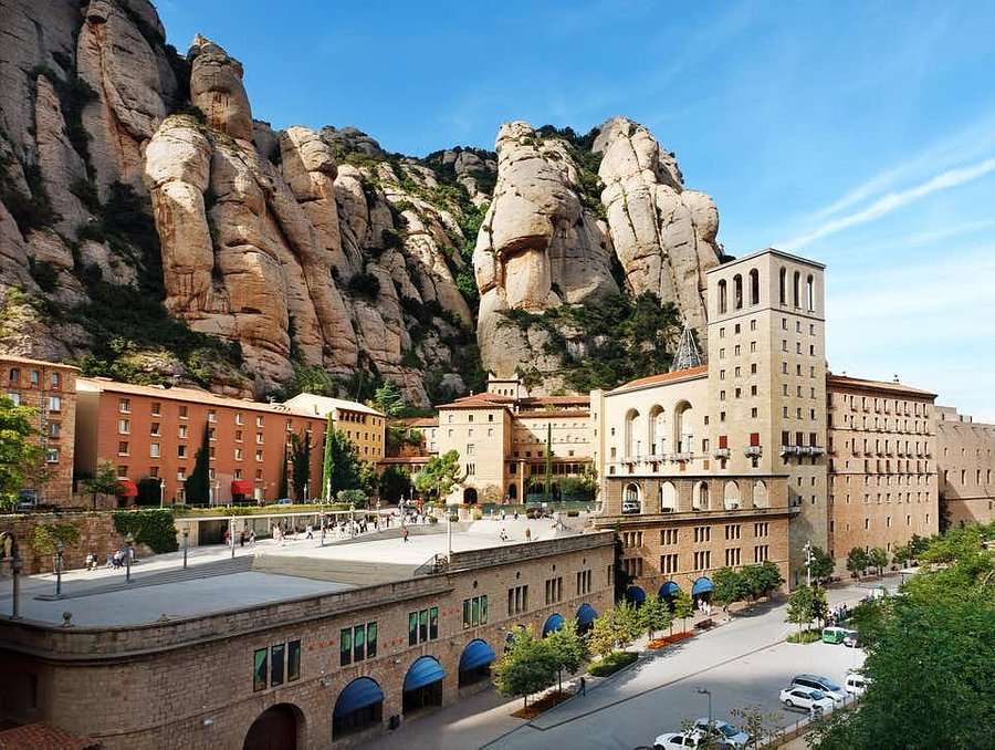 Monasterio de Montserrat en España rompecabezas