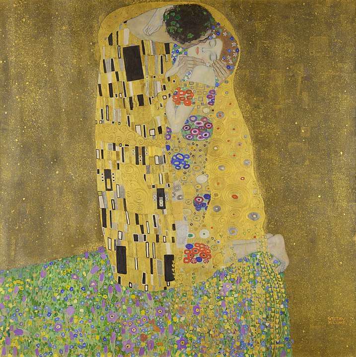 Złoty pocałunek puzzle online