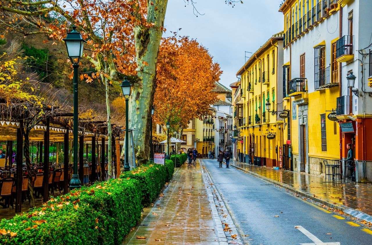 Miasto Granada w Hiszpanii puzzle online