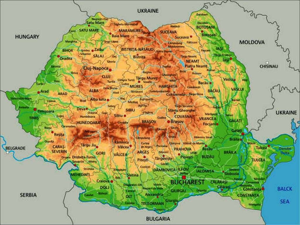 `` Mapa Rumunii '' puzzle online