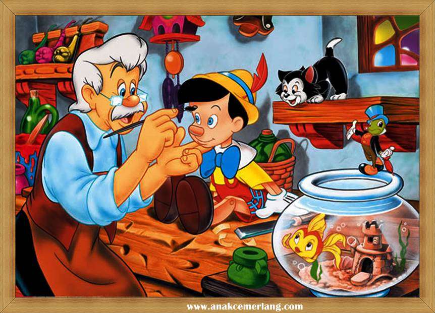 Bajka Pinokio puzzle online