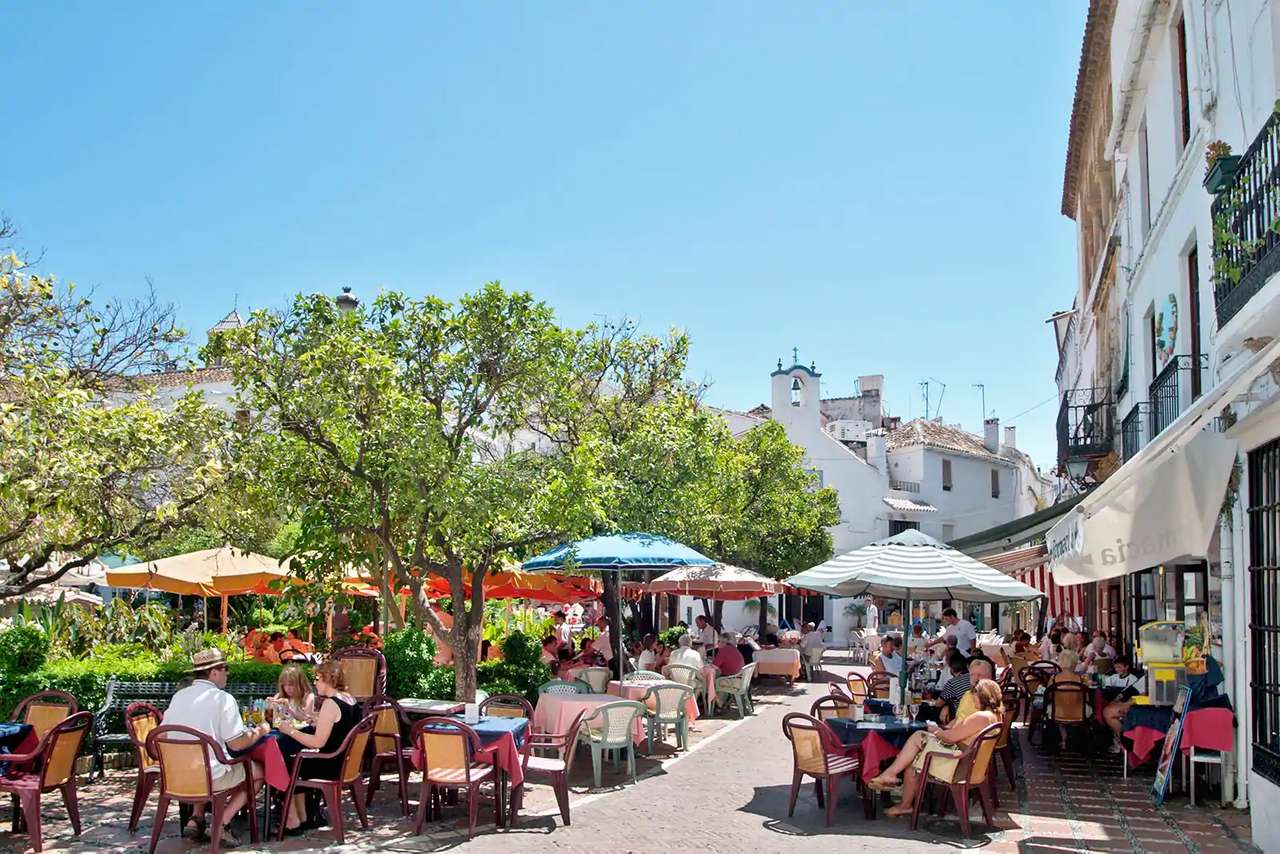 Miasto Marbella w południowej Hiszpanii puzzle online