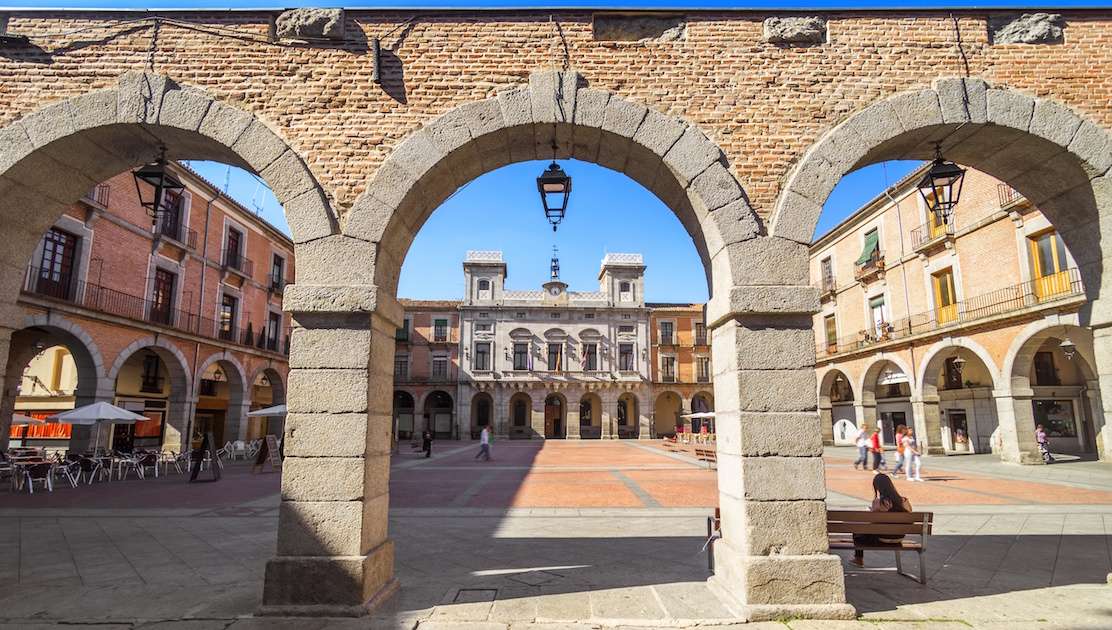 Miasto Avila w Hiszpanii puzzle online