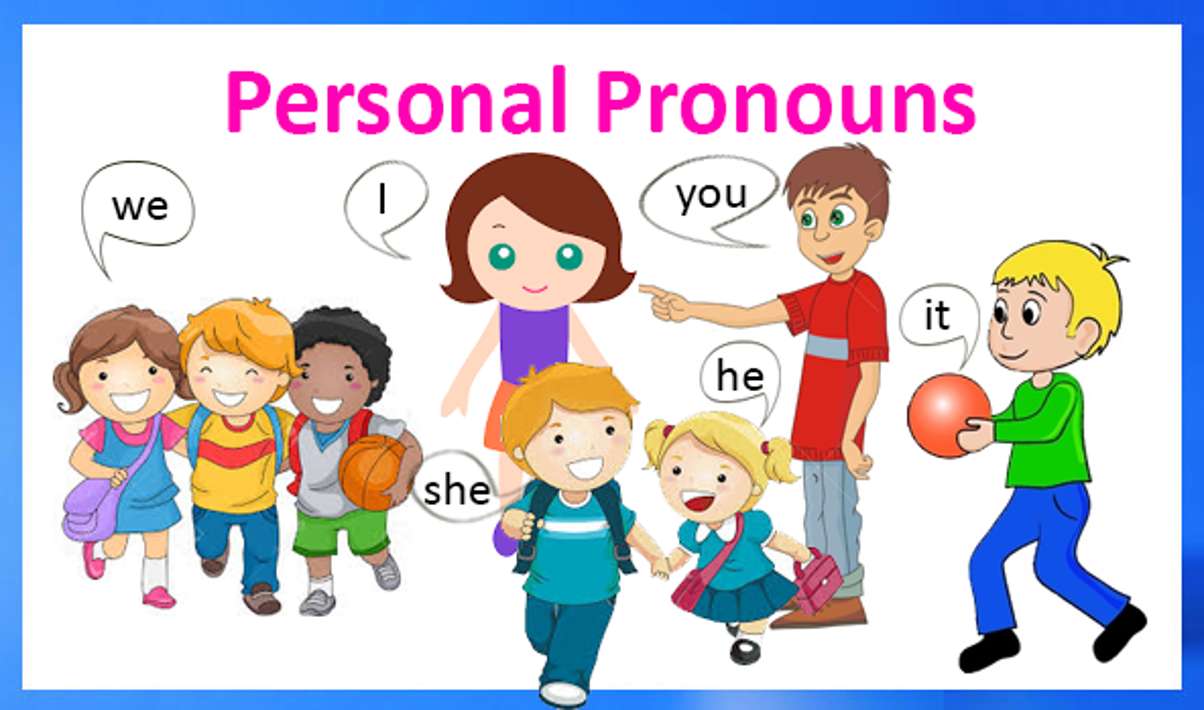 Pronomes pessoais quebra-cabeça