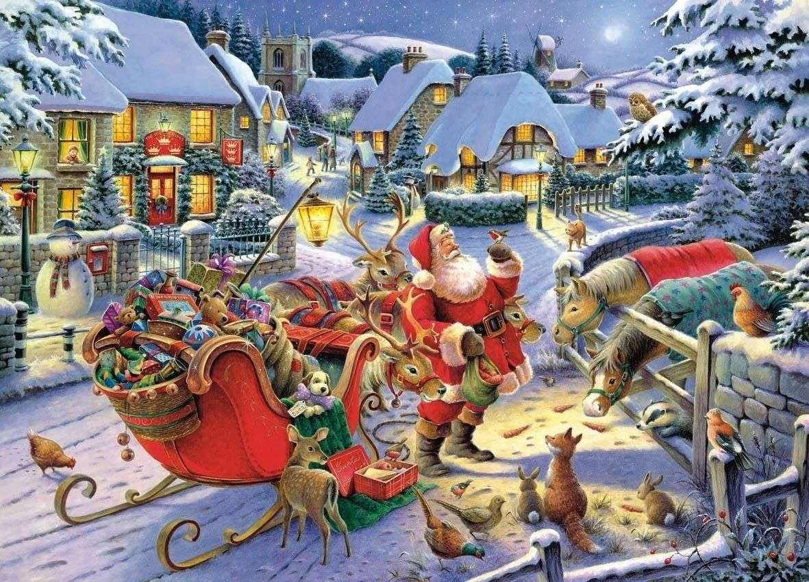 Mikołaj I Zwierzęta puzzle online