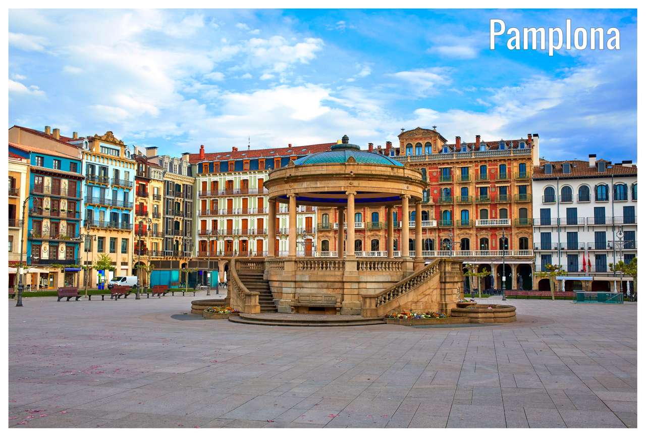 Miasto Pampeluna w Hiszpanii puzzle online