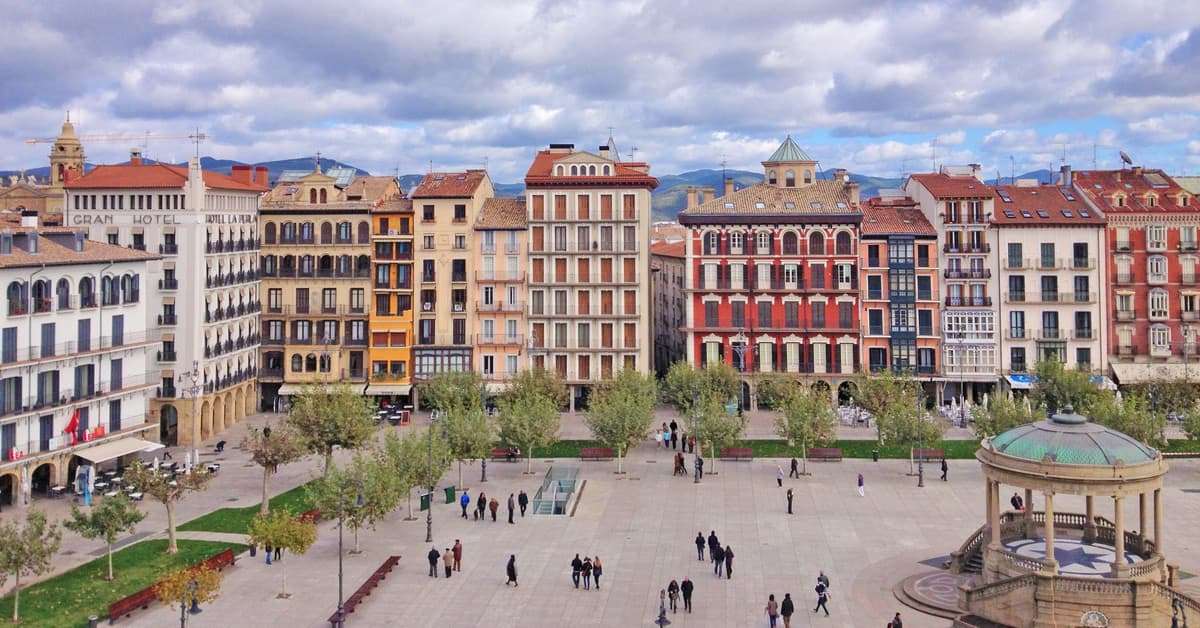 Miasto Pampeluna w Hiszpanii puzzle online