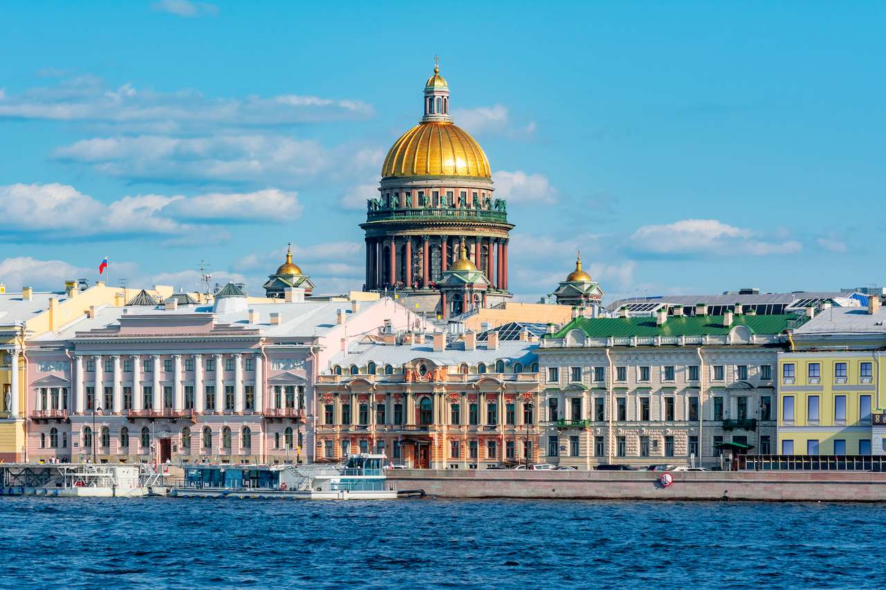 Petersburg-piękne miasto puzzle online