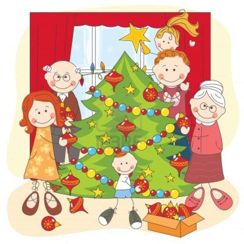 Boże Narodzenie i rodzina puzzle