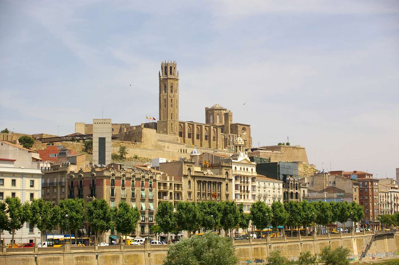 Miasto Lleida w Hiszpanii puzzle online