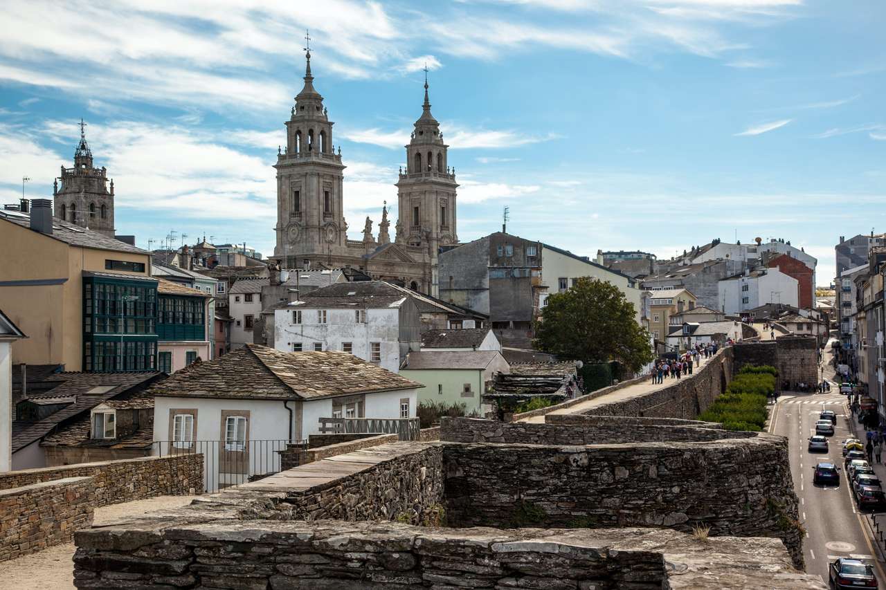 Miasto Lugo w Hiszpanii Hiszpania puzzle online