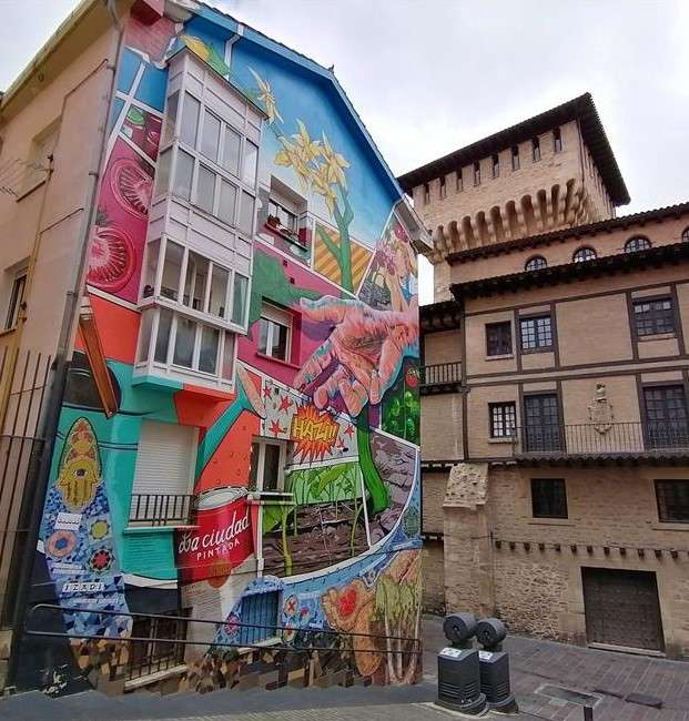 Miasto Vitoria Gasteiz w Hiszpanii puzzle online