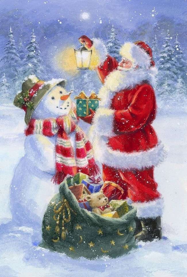 Mikołaj nadchodzi! puzzle online