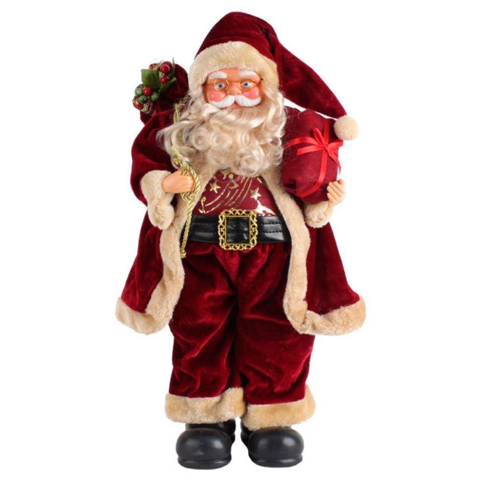 „Święty Mikołaj - zabawka” puzzle online