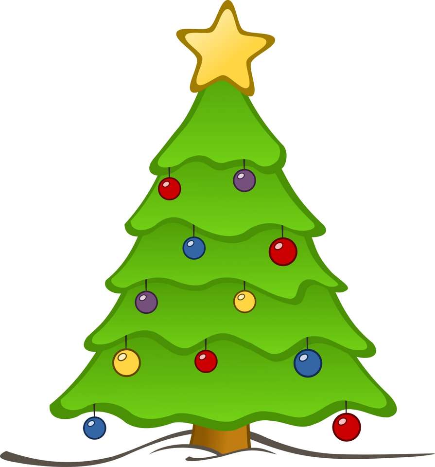 , Drzewko świąteczne ' puzzle online