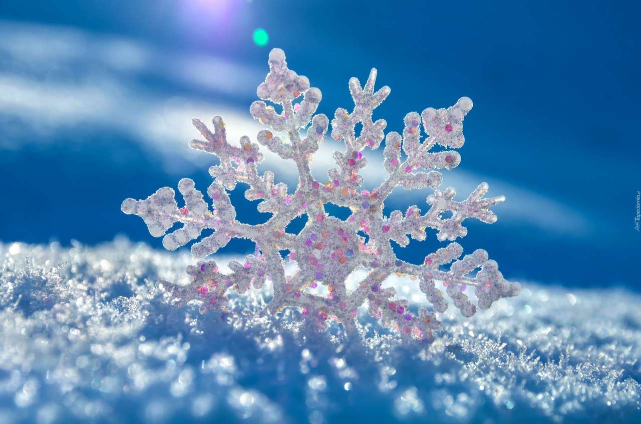 Snowflake puzzle online