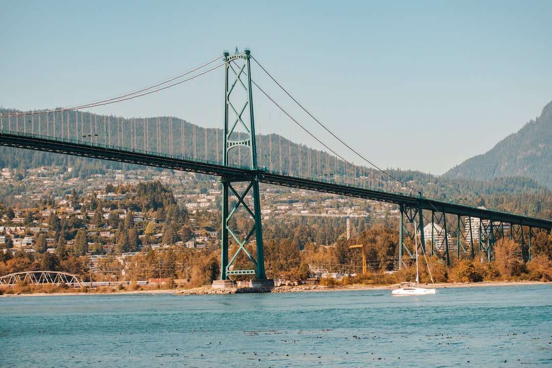 most nad rzeką w ciągu dnia puzzle online