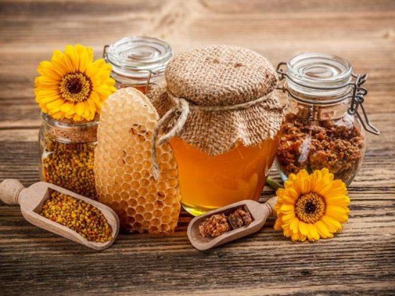 zdrowe produkty pszczele puzzle online