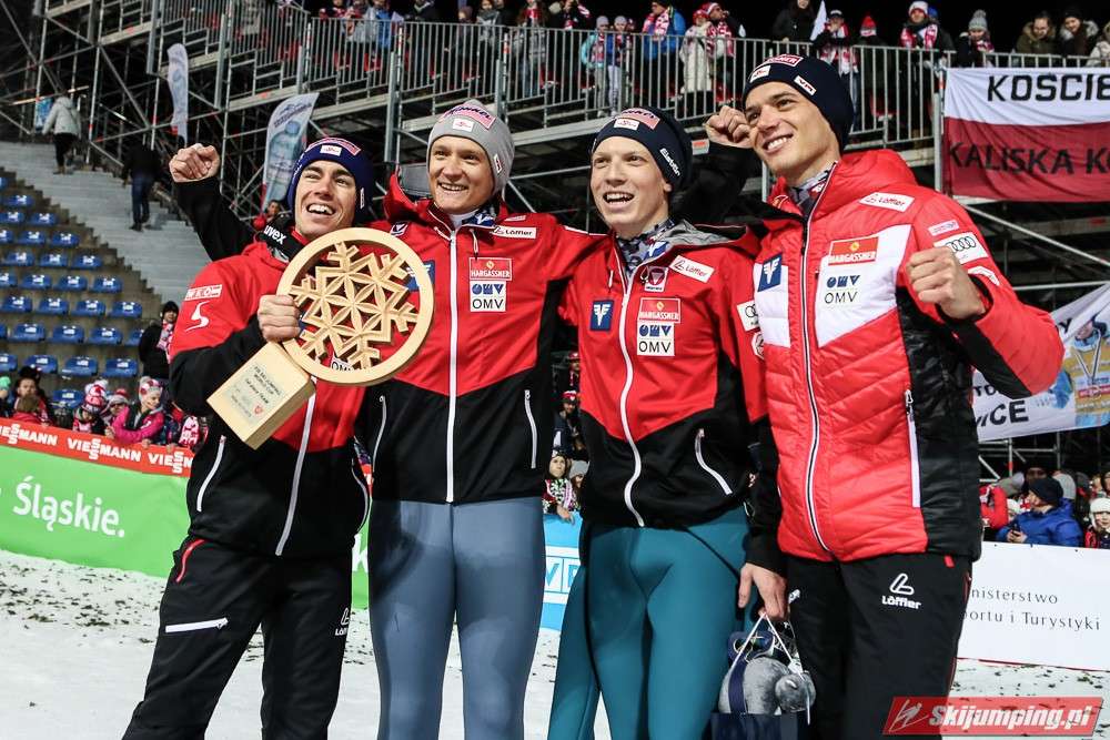 Austriaccy skoczkowie narciarscy puzzle online