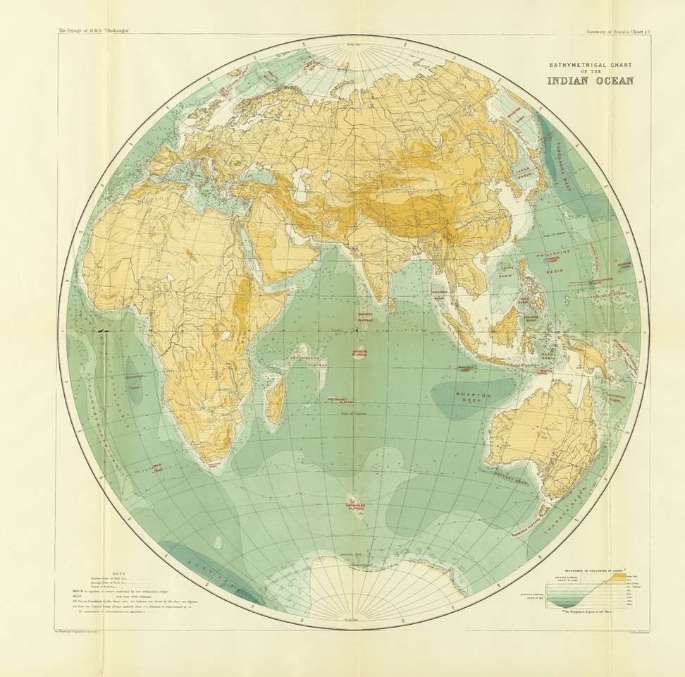 widok mapy świata puzzle online