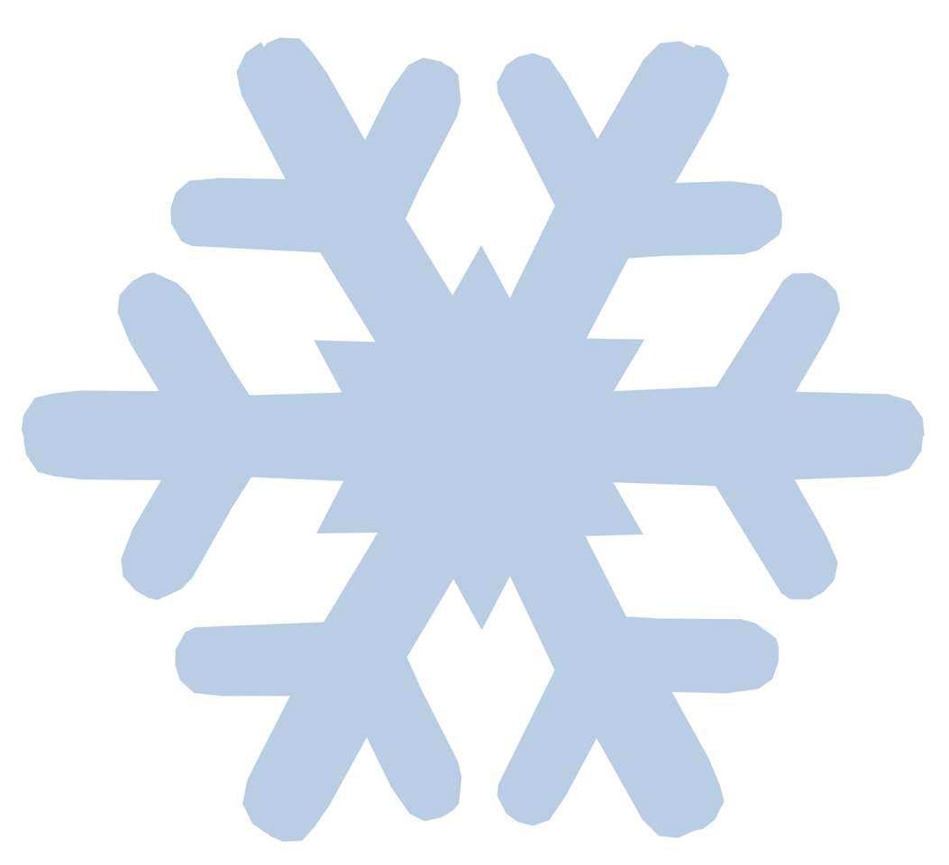 Płatek śniegu puzzle online
