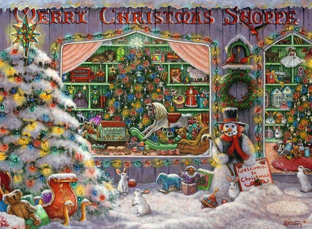 Bożonarodzeniowy dom towarowy puzzle online
