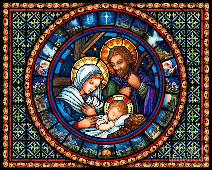Церковне вікно народження Ісуса пазл