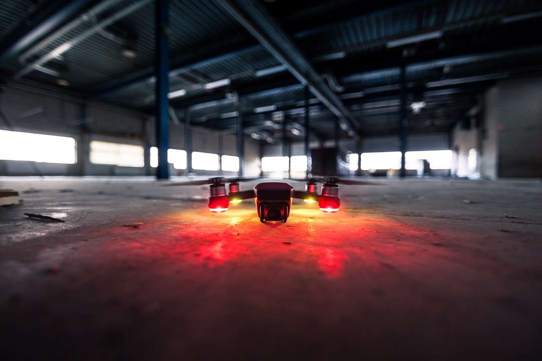 zdjęcie drona z płytką soczewką ogniskową puzzle online