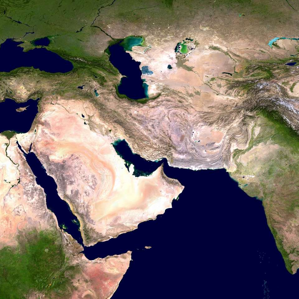 satelita ilustracji wody i ziemi puzzle online