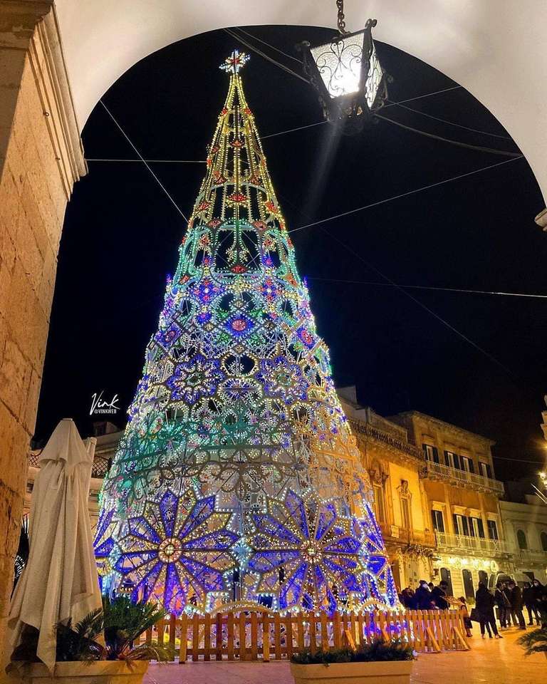 Boże Narodzenie w Martina Franca Taranto we Włoszech puzzle online