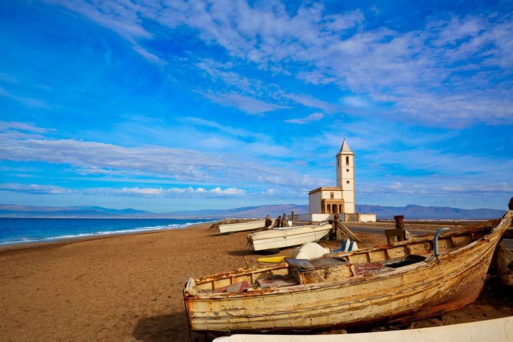 Plaża Almeria w Hiszpanii puzzle online