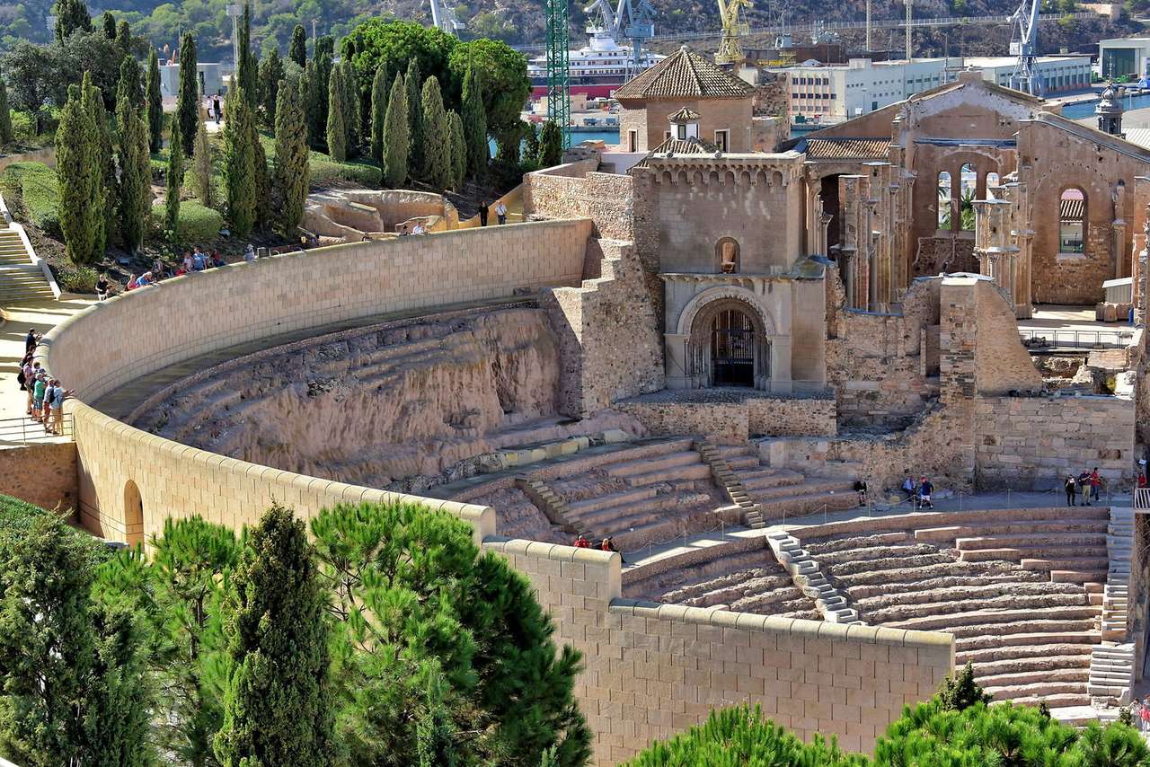 Cartagena Roman Theatre Hiszpania puzzle online