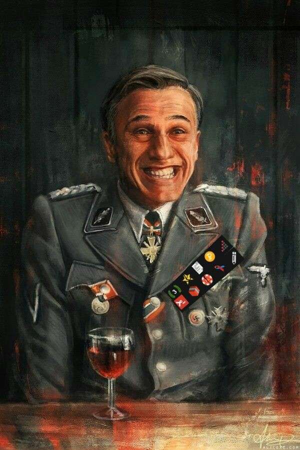 Uśmiechnięty nazista puzzle online