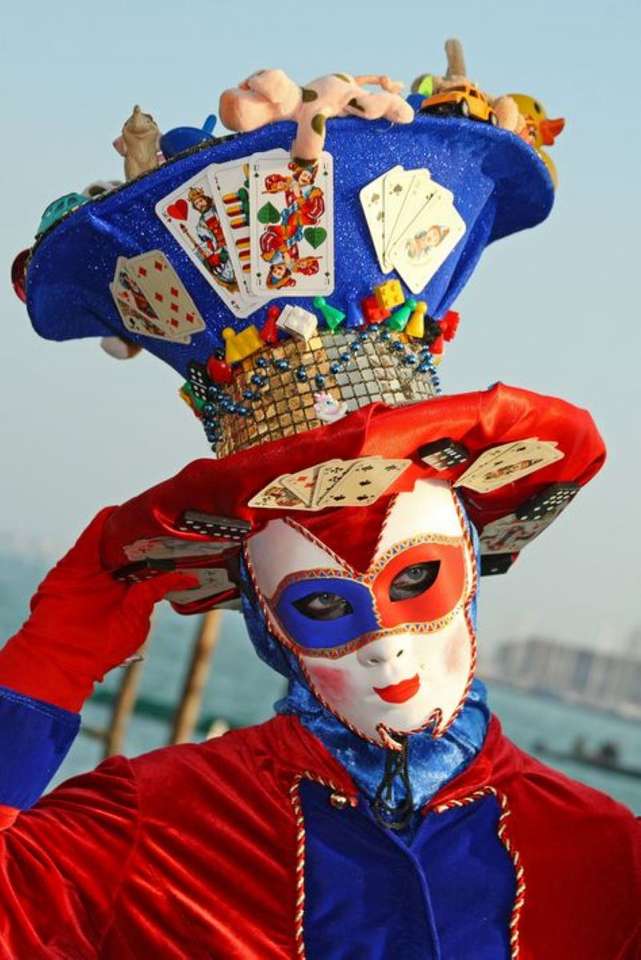 Weneckie maski i kostiumy puzzle online